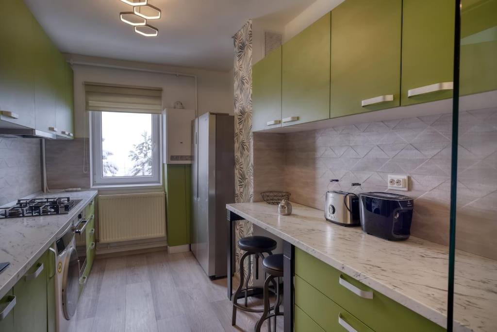 Central Luxury Apartment With City View Brassó Kültér fotó